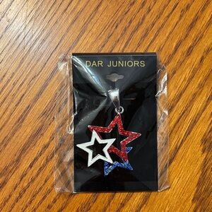 Red, White & Blue Stars Charm
